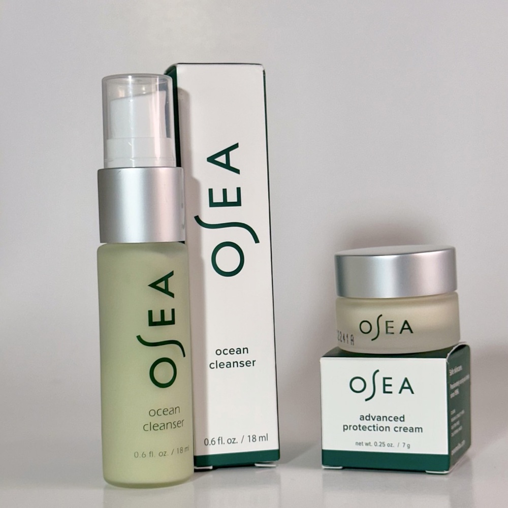 ÓSEA Ocean Cleanser and Protection Cream Duo - Travel size